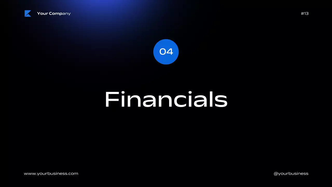 Blue Professional Business Presentation