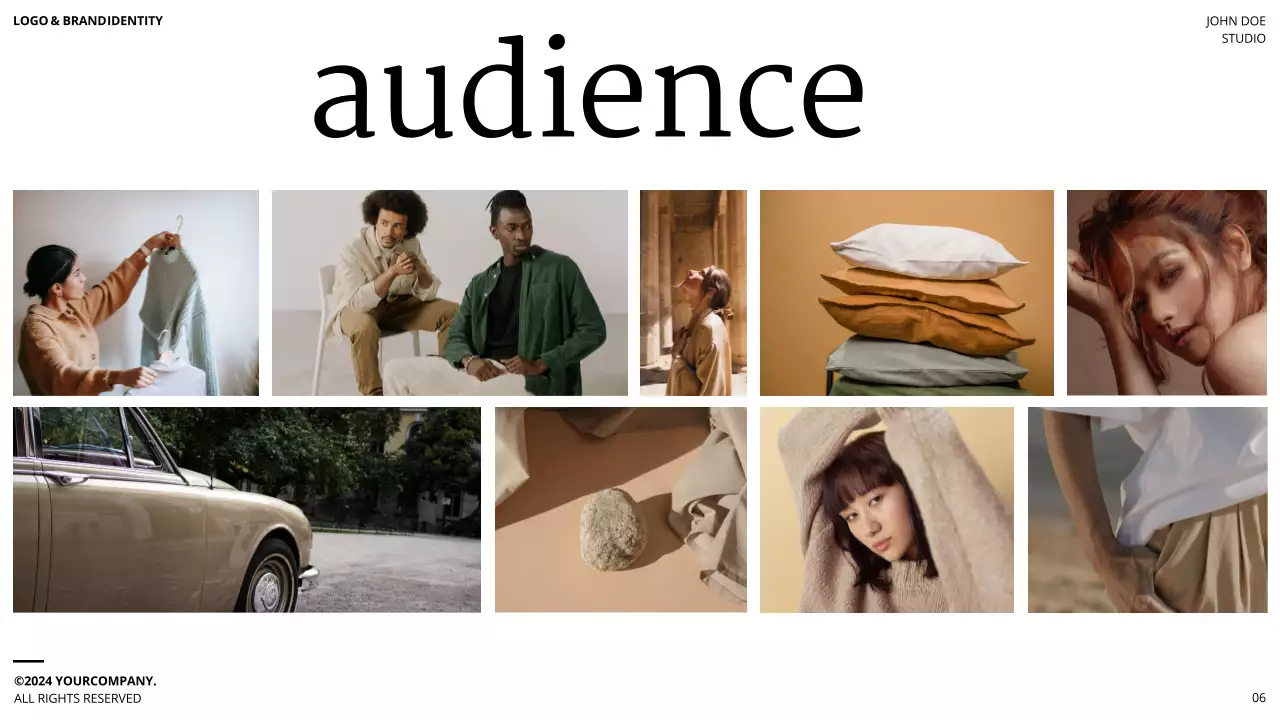 Brown Minimal Brand Guideline Presentation