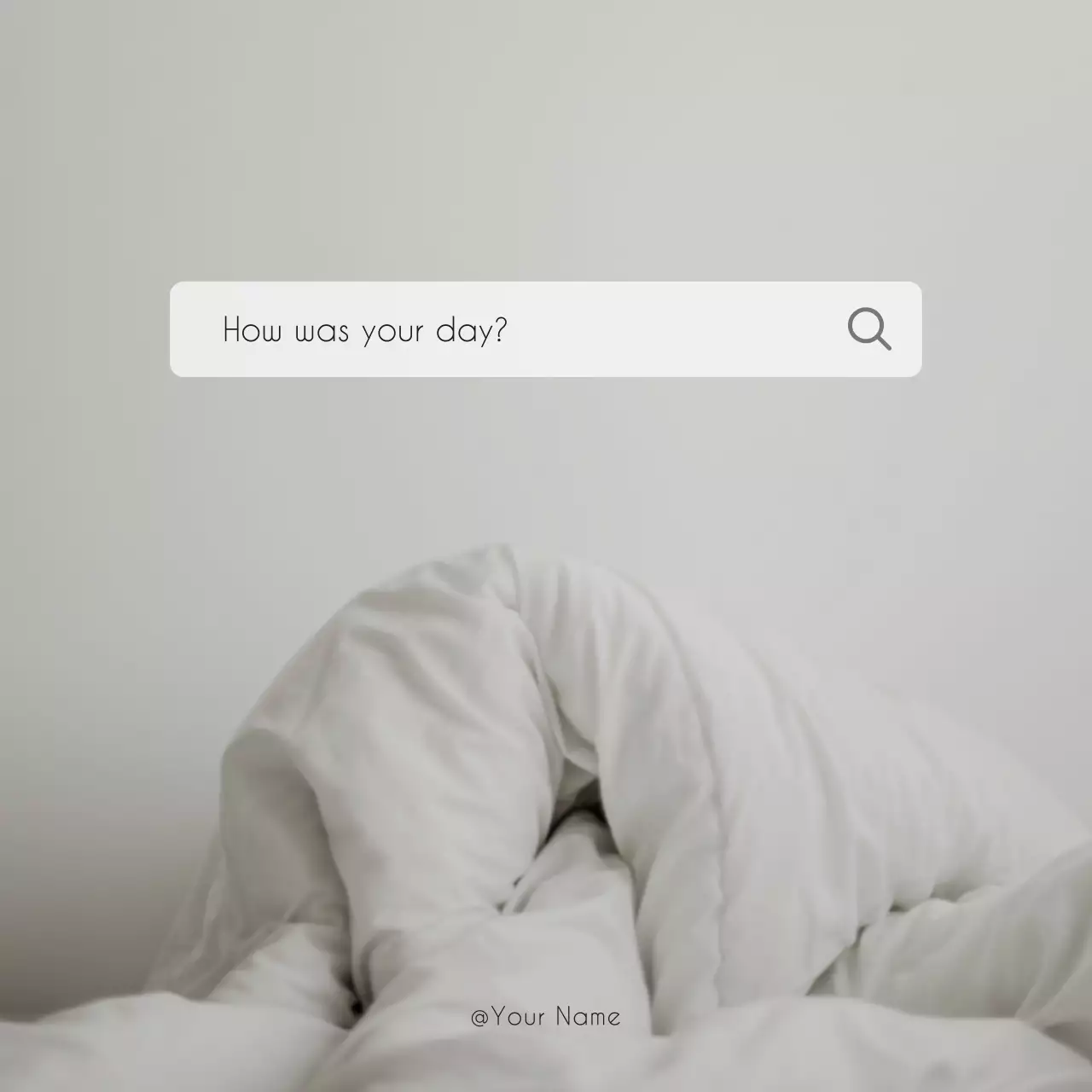 White Minimal Daily Diary Social Media Post