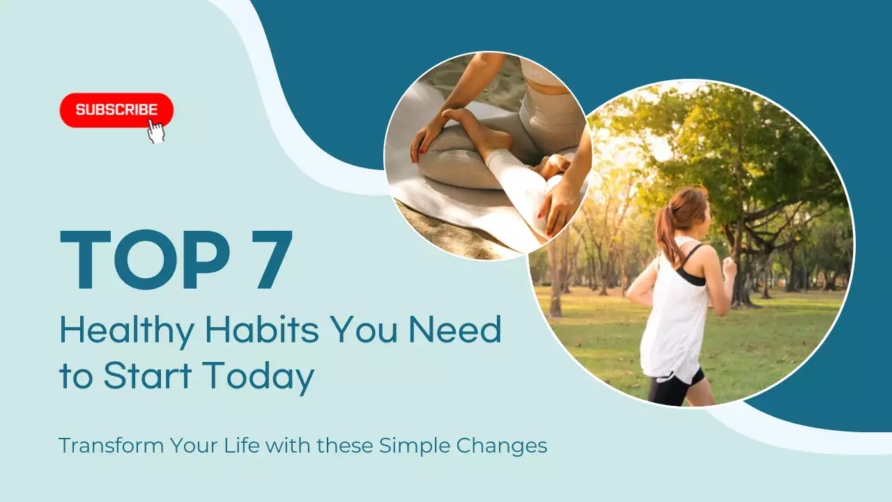 Teal Modern Health Guide YouTube Thumbnail