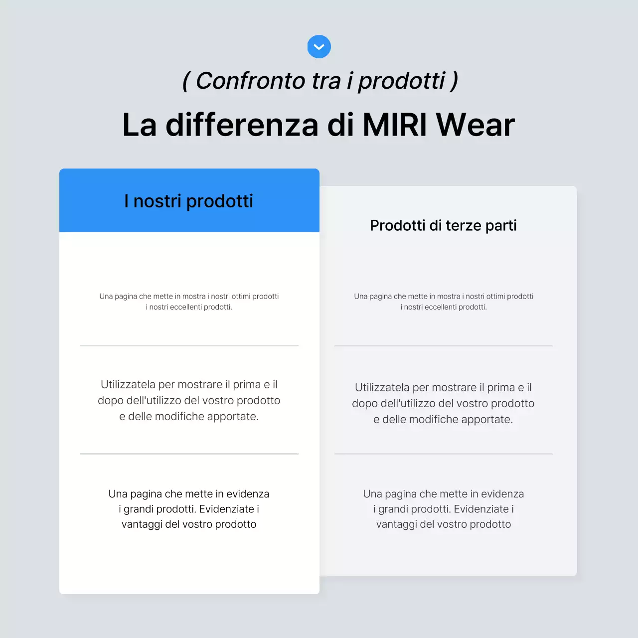 Promuovete i punti di controllo della moda di tendenza in blu e bianco