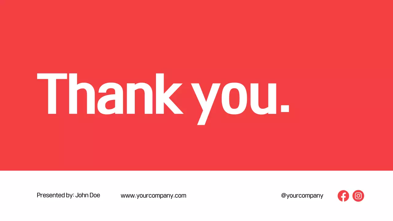 Red Modern Eye Anatomy Guide Presentation