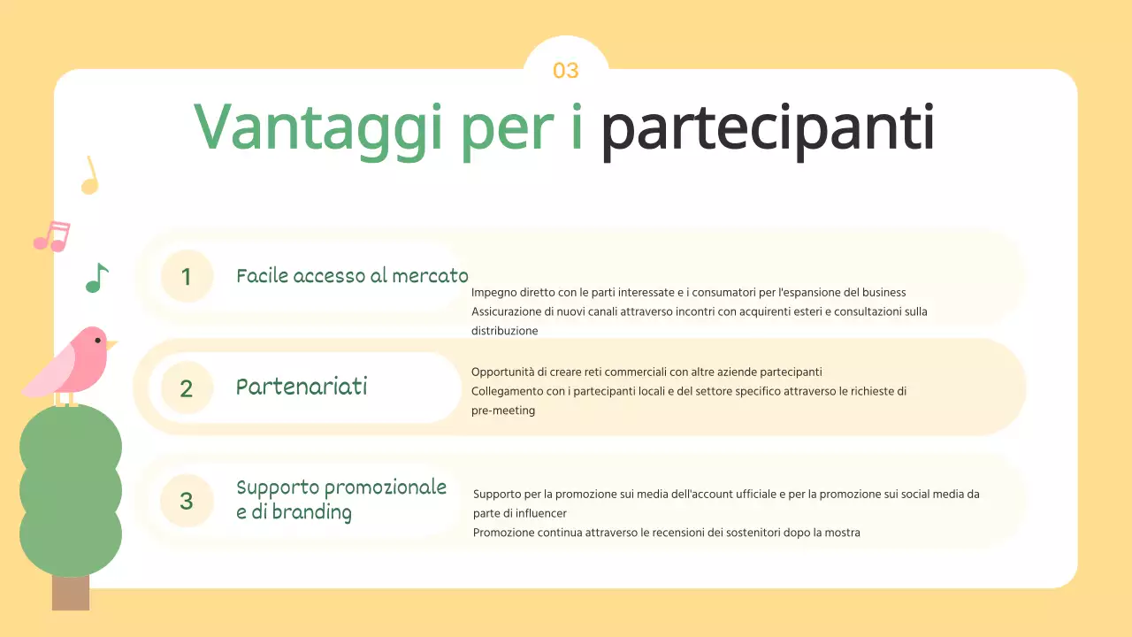 Il bando azzurro e giallo per gli espositori della Fiera dei bambini