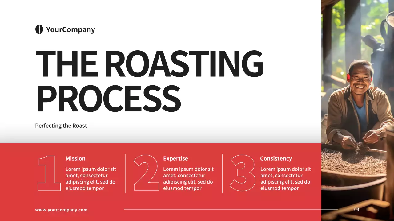 Red Modern Coffee Promotion Presentation