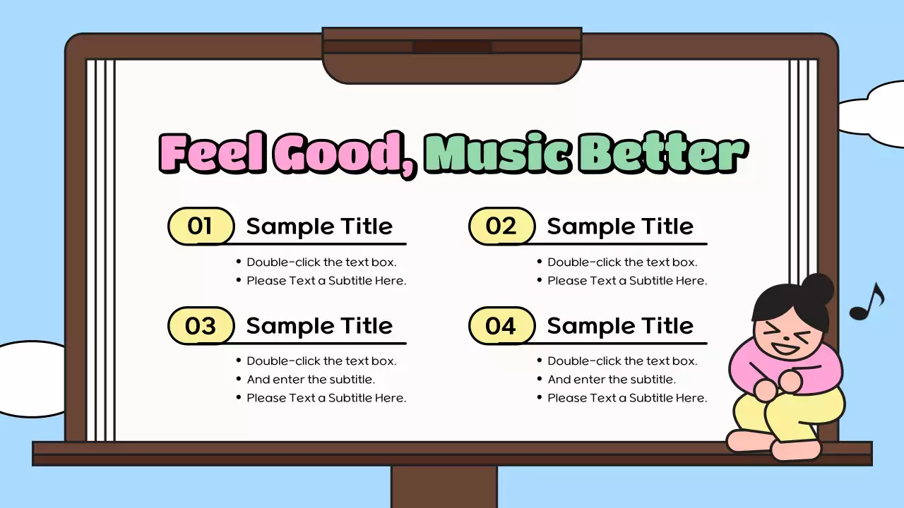 Colourful Trendy Music Class Presentation