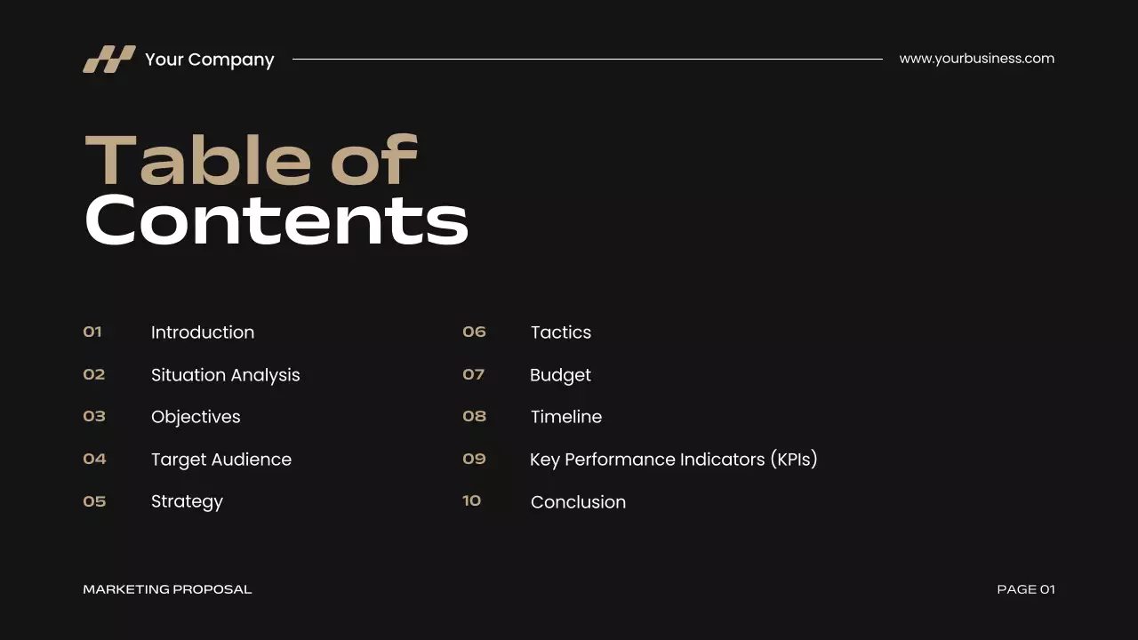 Beige Modern Marketing Proposal Presentation