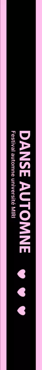 Conception d'un festival utilisant une palette de couleurs bicolores noir et pastel