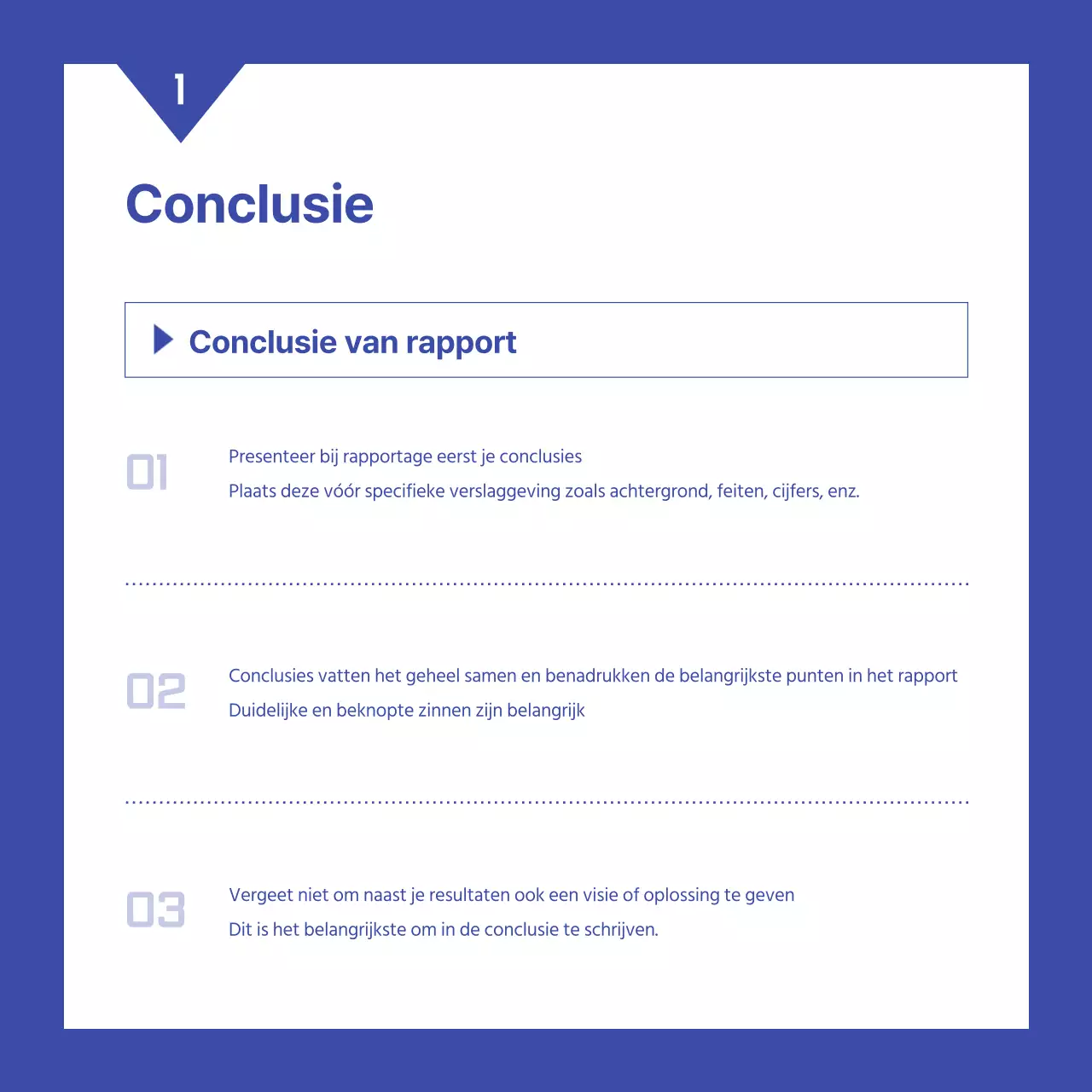 Een eenvoudig blauw-wit beoordelingsrapport voor bedrijfsprestaties