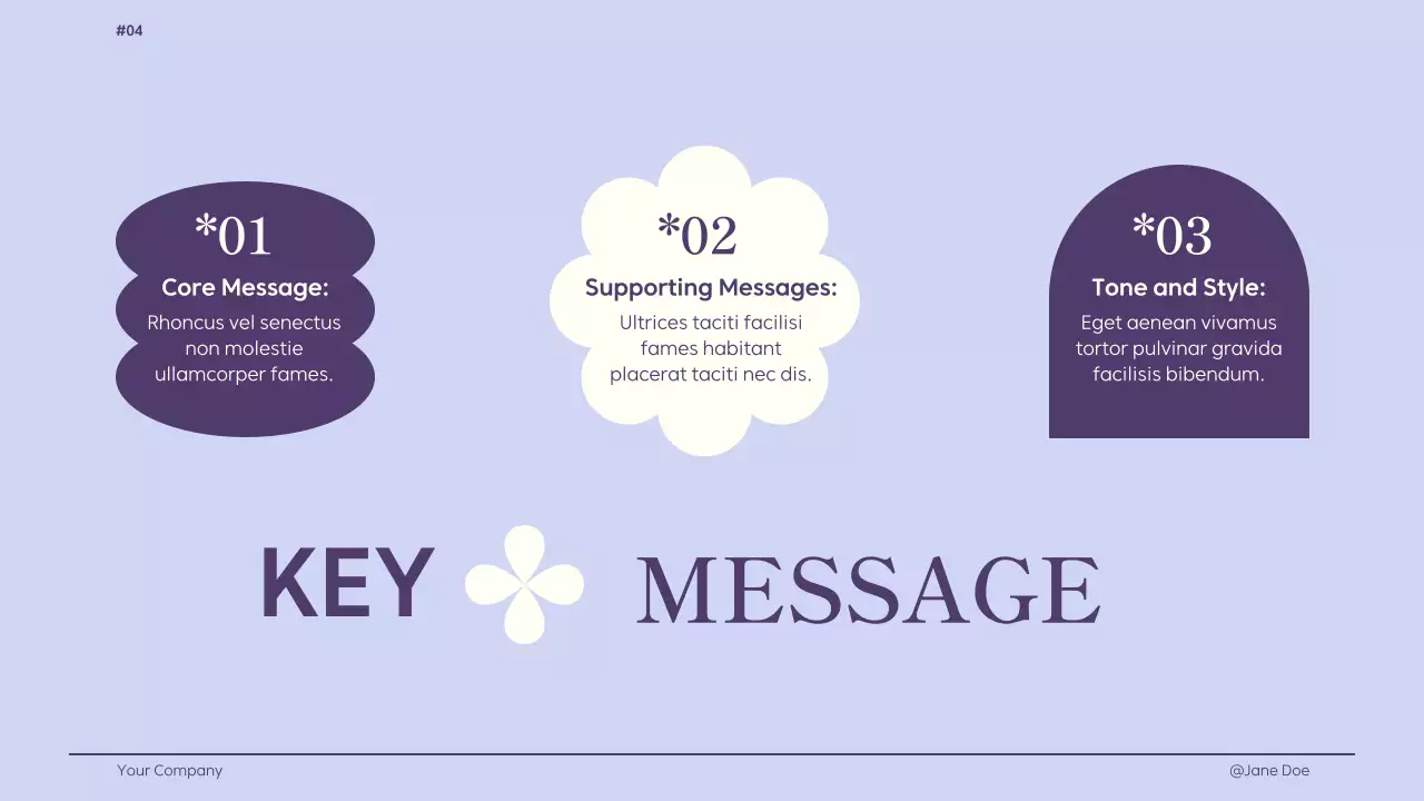 Purple Professional Creative Guide Presentation