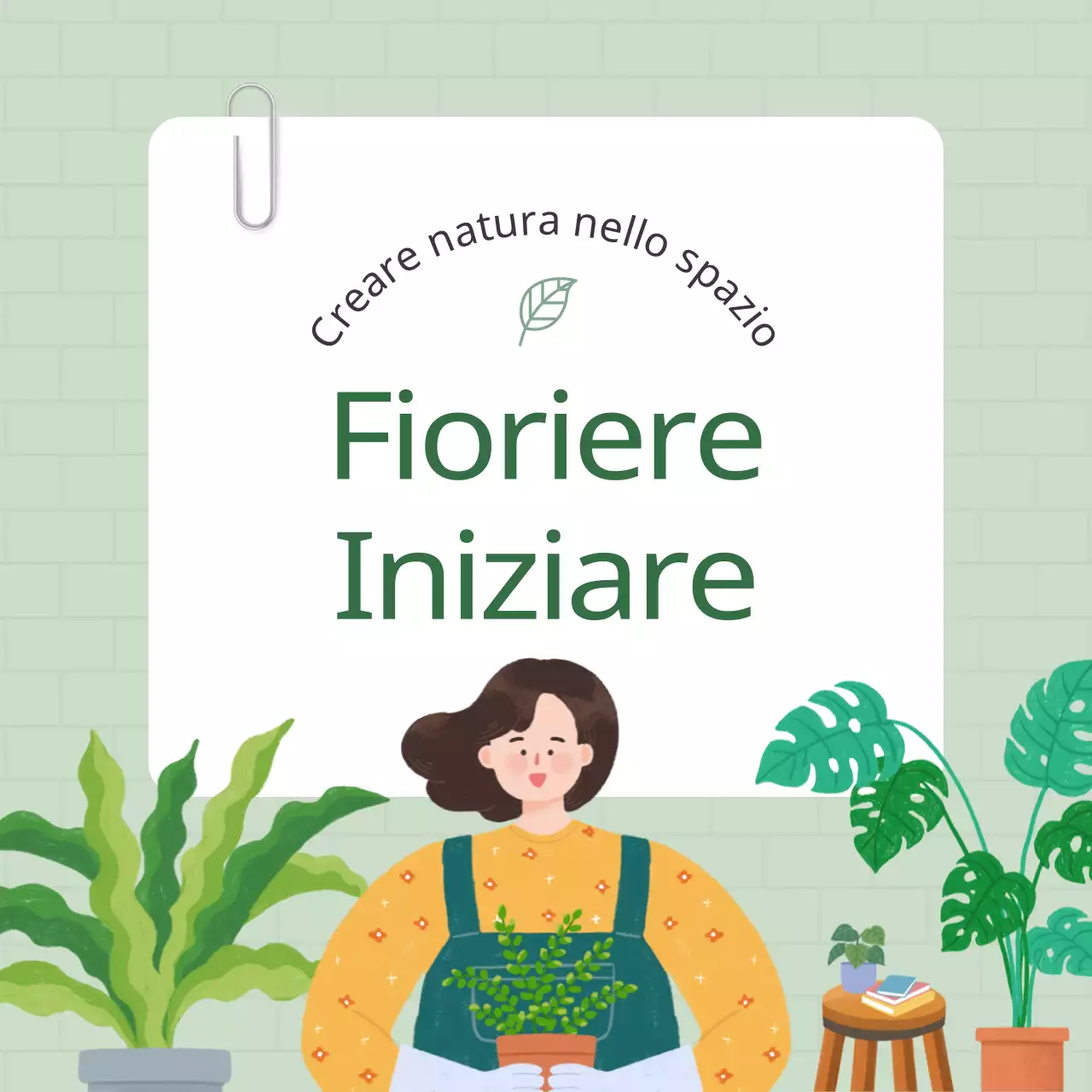 Promuovete il vostro terrier vegetale verde e bianco