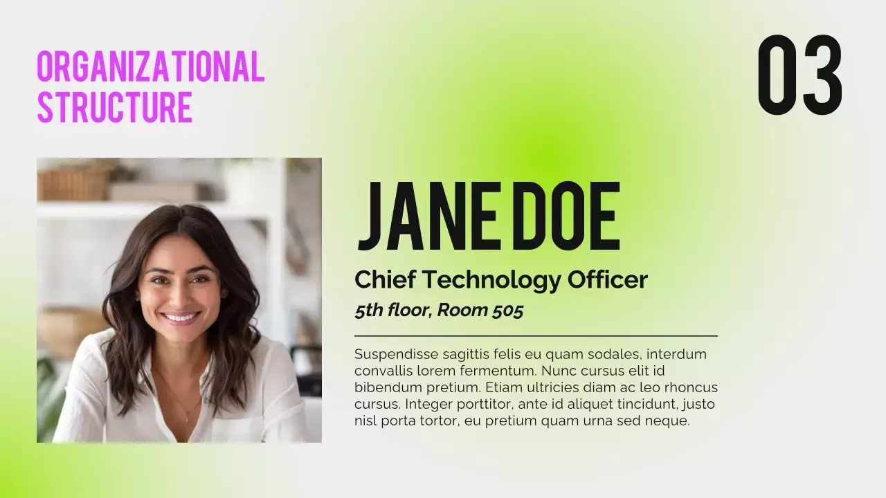 Green Modern R&D Orientation Presentation