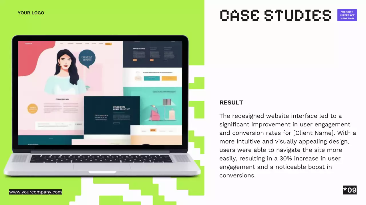 Green Retro Ui Portfolio Presentation