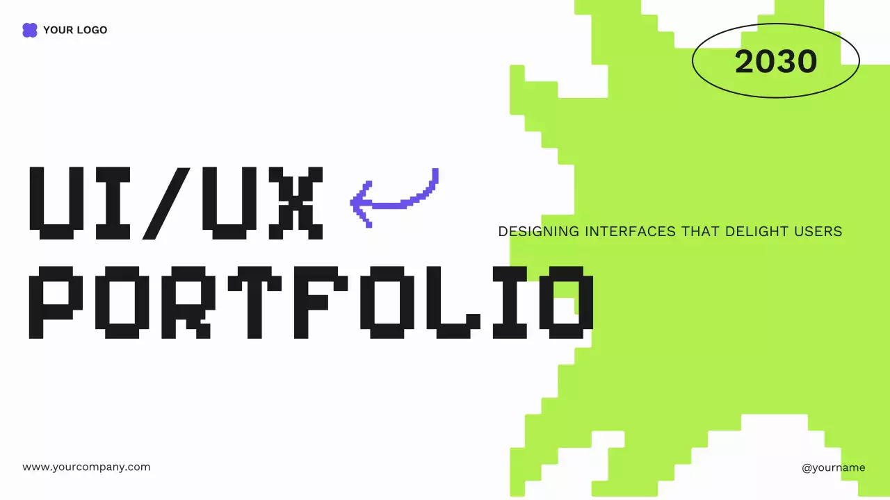 Green Retro Ui Portfolio Presentation
