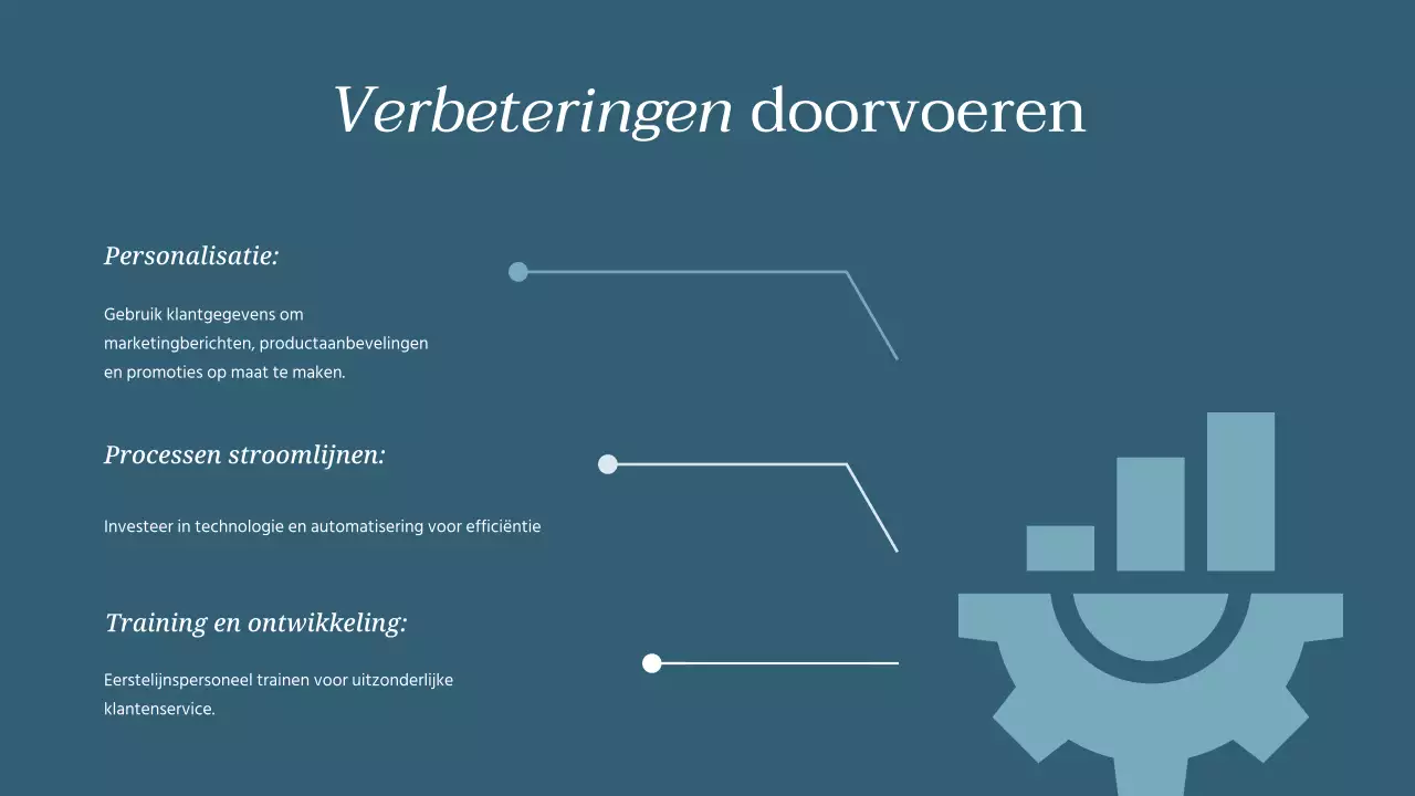Sky Blue Eenvoudige Klantervaring Analyse Strategie