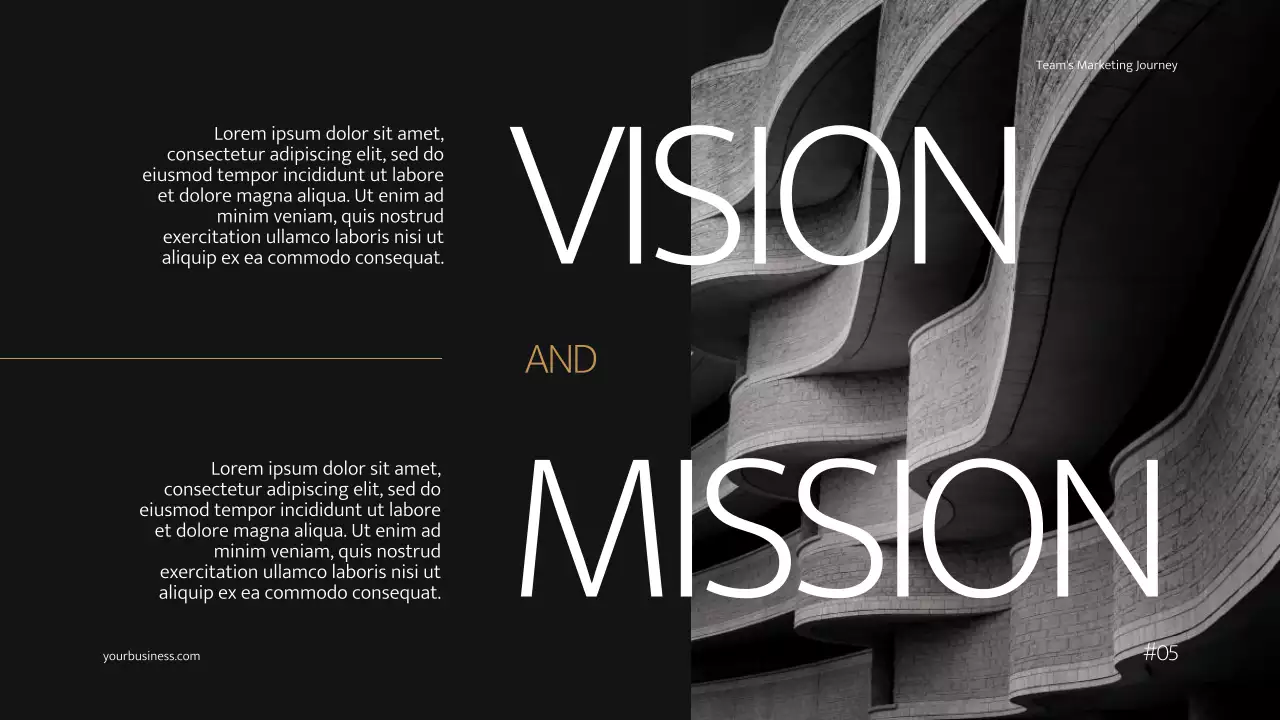 Black Modern Marketing Presentation