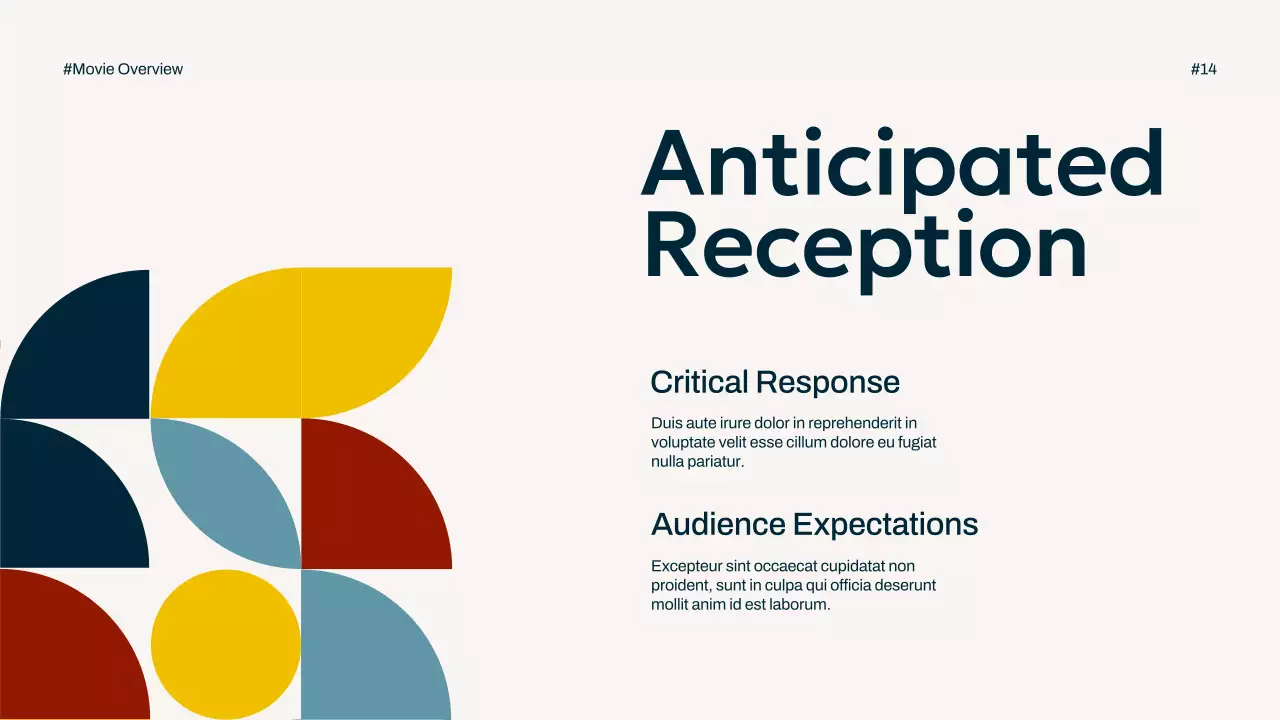 Colorful Modern Movie Guide Presentation