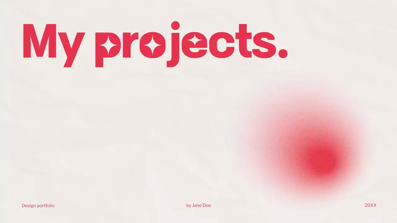 Red Modern Portfolio Resume Presentation