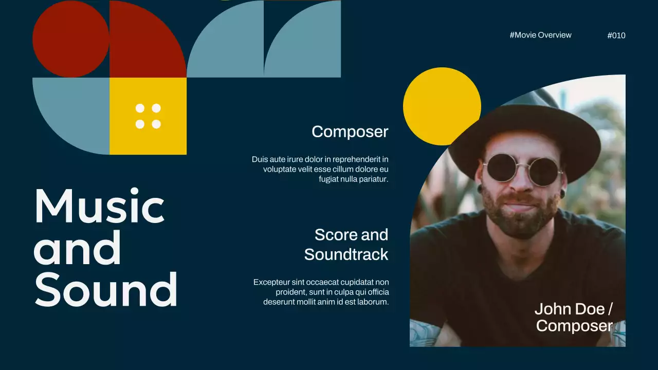 Colorful Modern Movie Guide Presentation