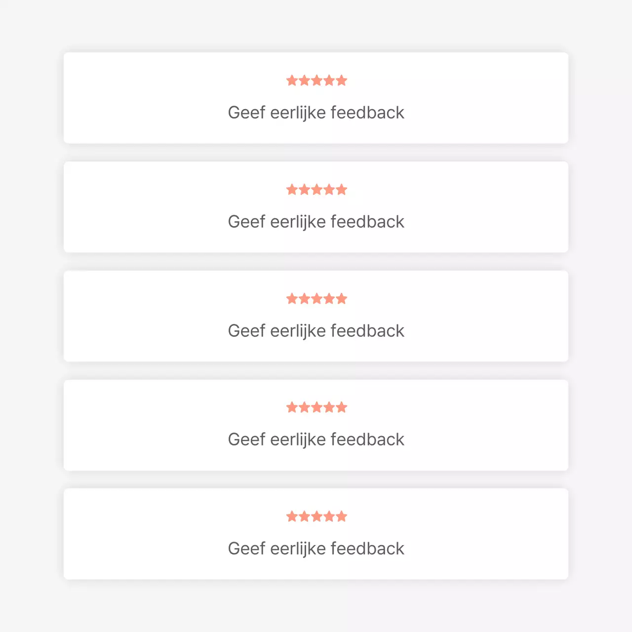 Een recensie of advertentie voor een modewinkel met een eenvoudige witte en grijze emoji-stijl.