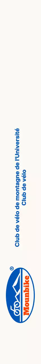 Club de vélo de montagne avec un logo simple avec des montagnes et des vélos