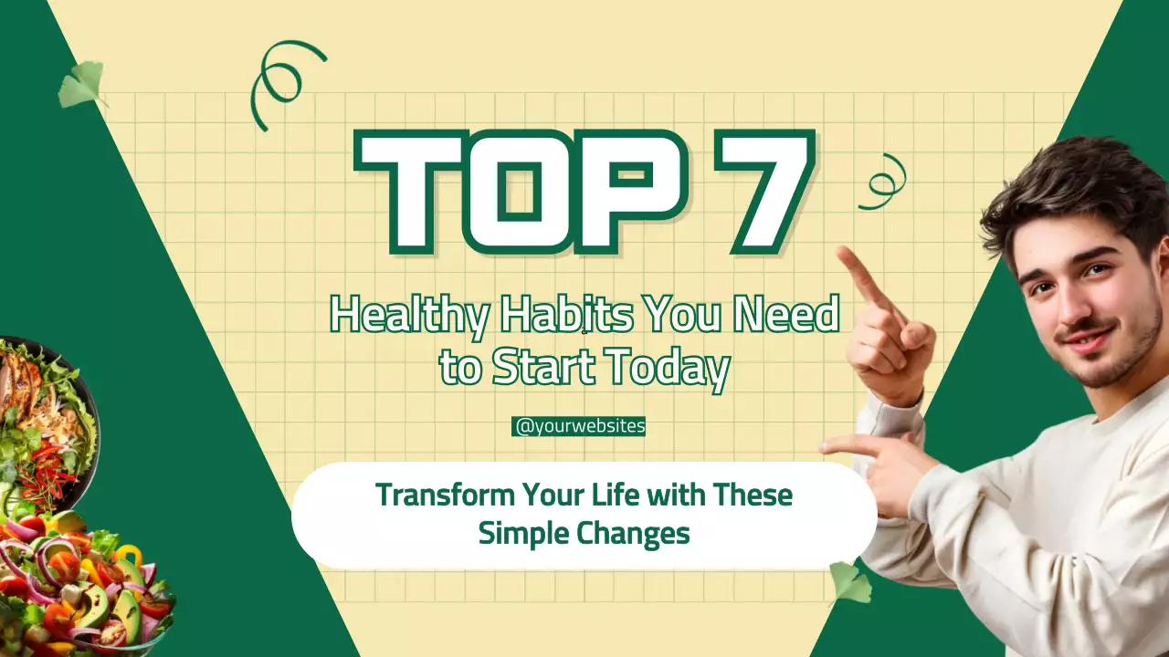 Green Modern Health Promotion YouTube Thumbnail