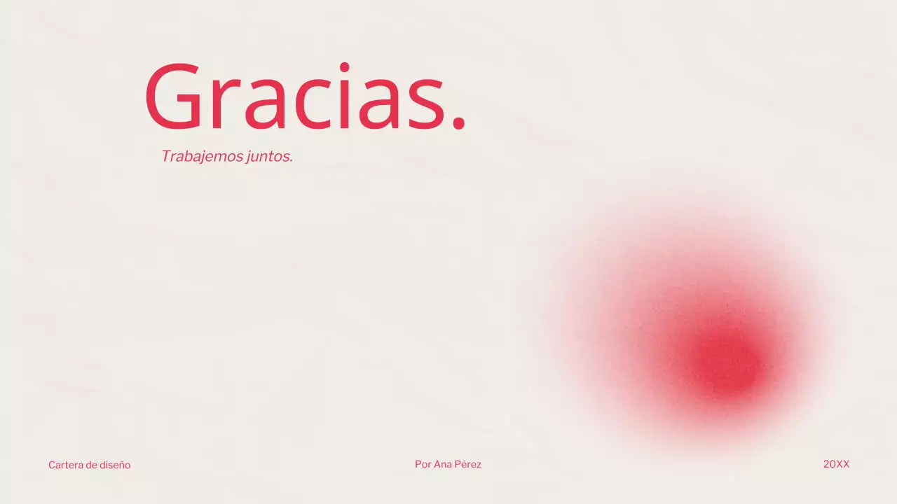 Red trend portafolio diseñador gráfico