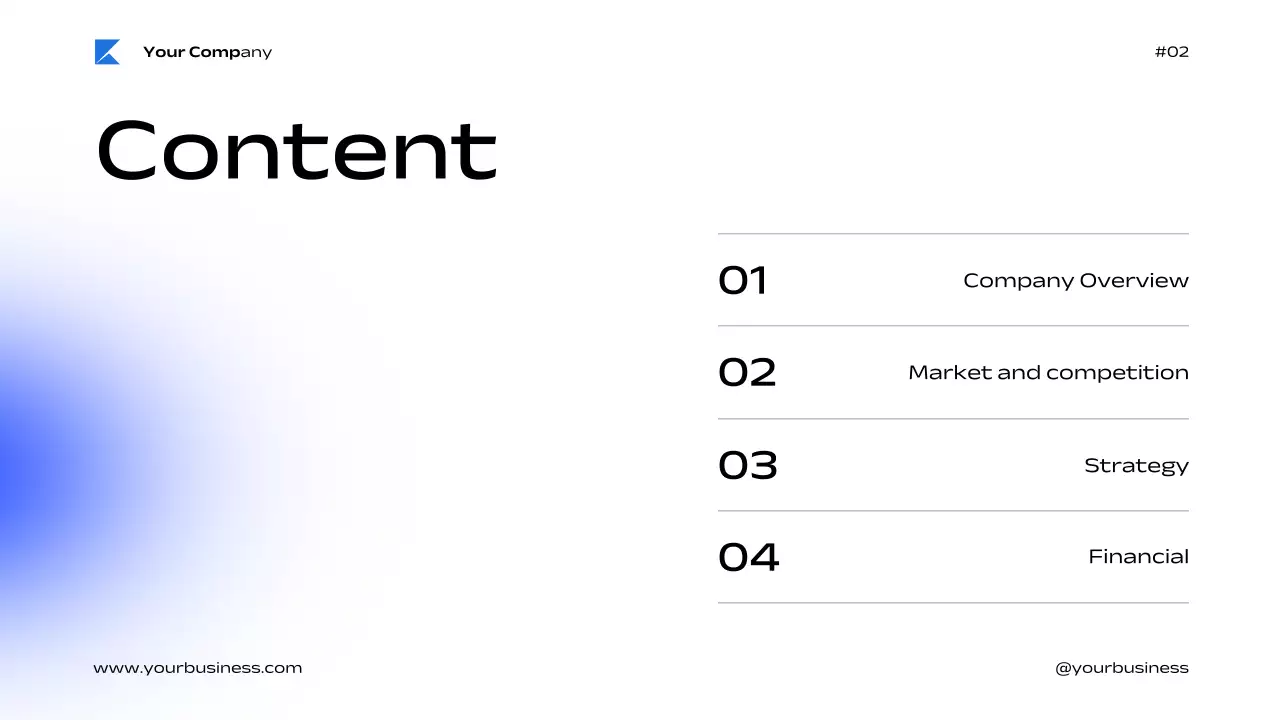 Blue Professional Business Presentation