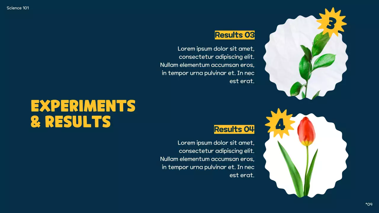 Blue Trendy Science Presentation