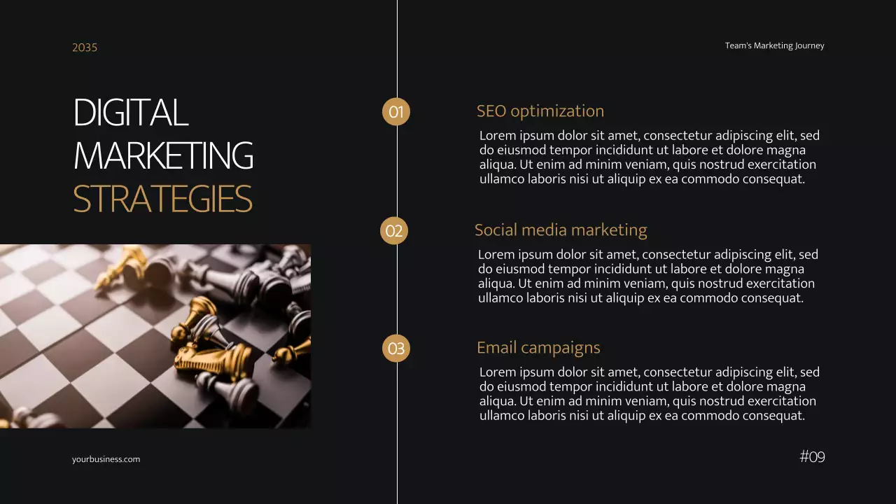 Black Modern Marketing Presentation