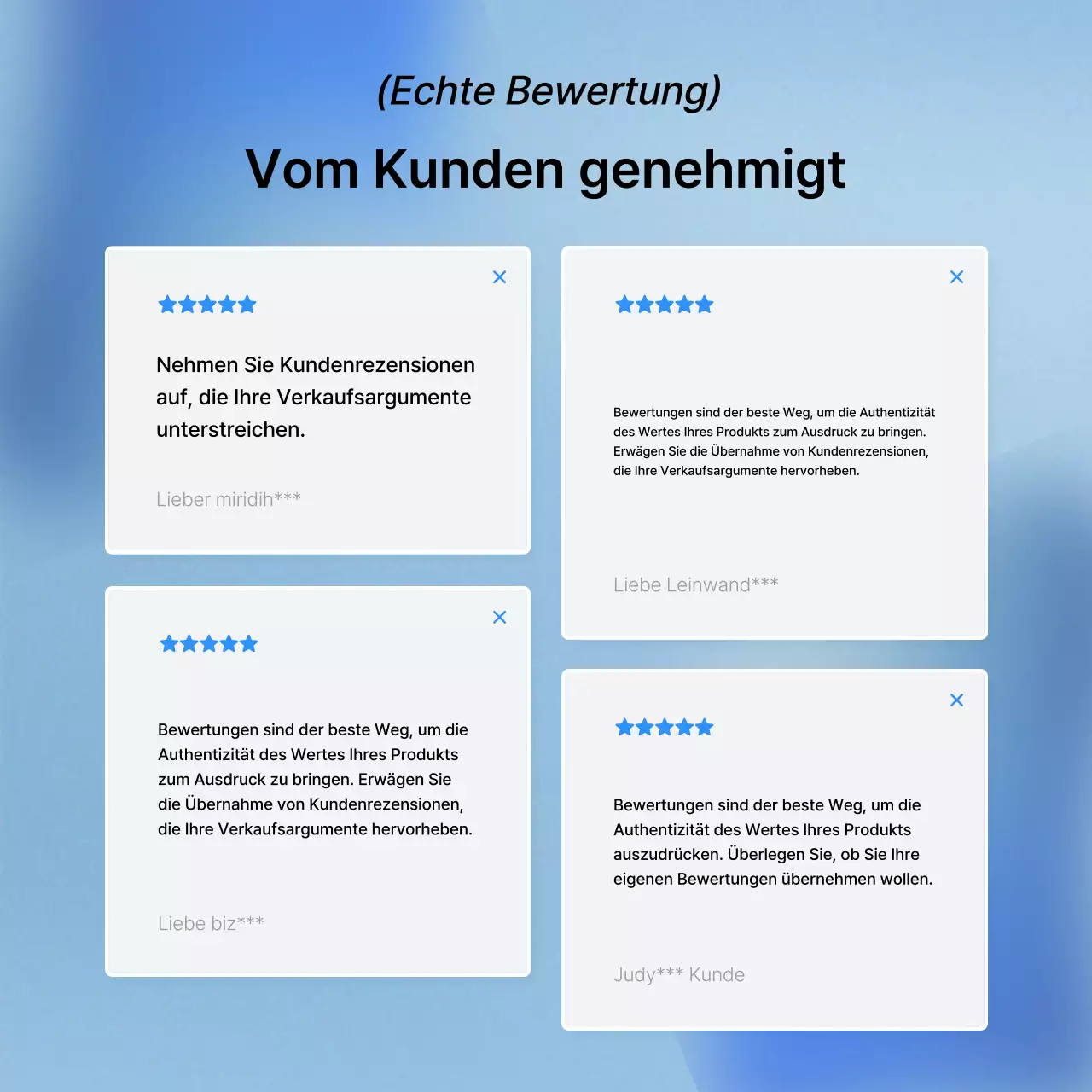 Fördern Sie trendige Modeberichte in Blau und Grau