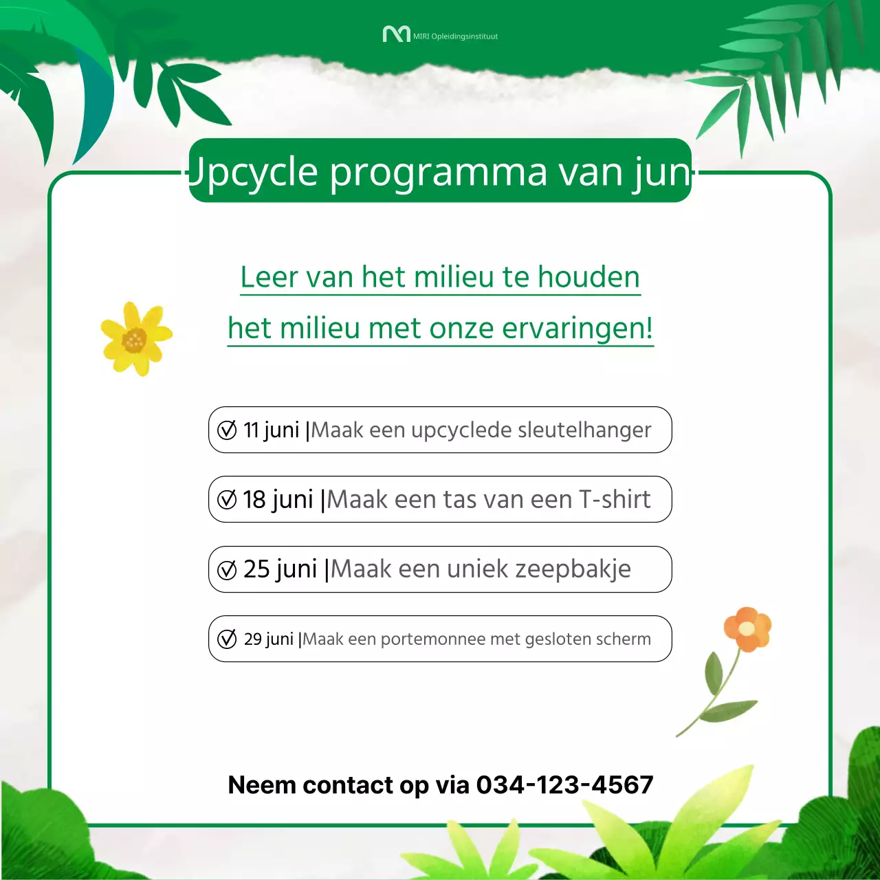 Een gids voor upcyclen in het groen