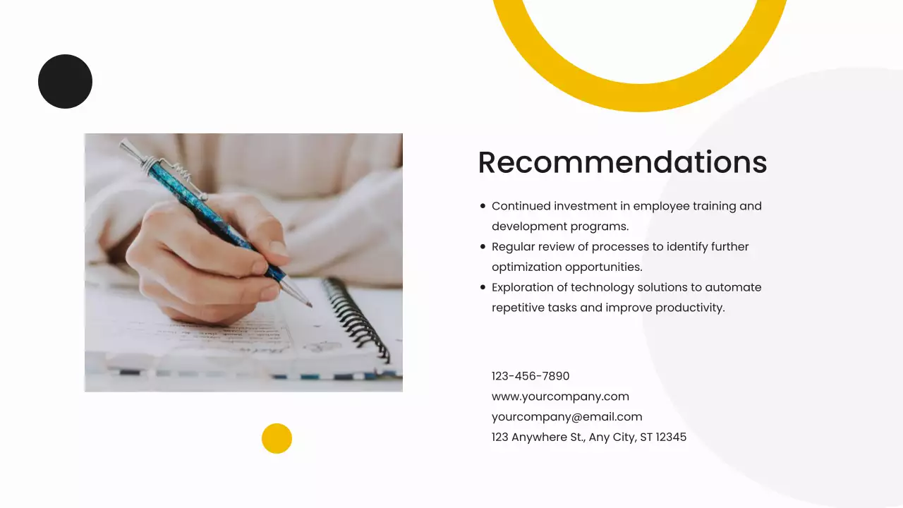 Apresentação do Relatório de Operações Modernas Amarelas