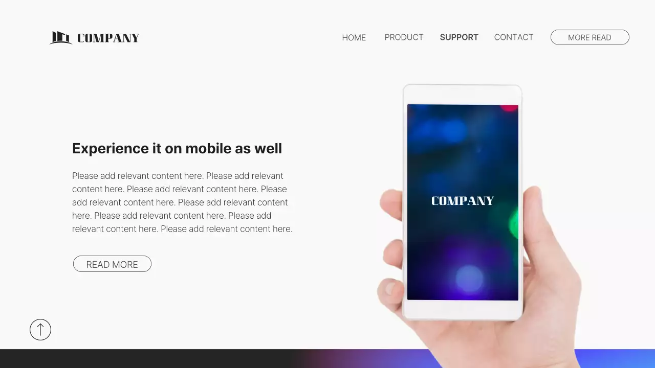 화이트 모던 비즈니스 프로모션 프레젠테이션