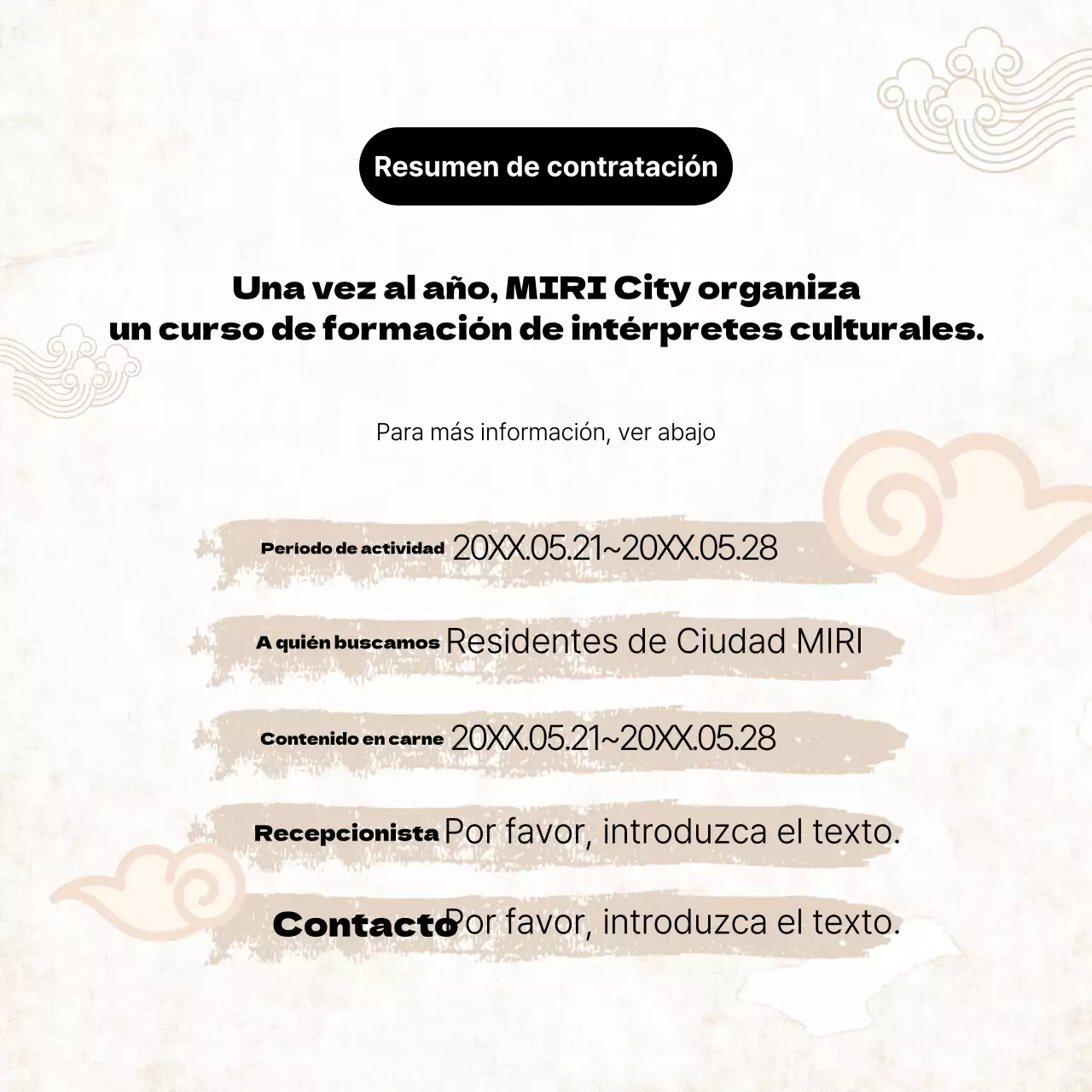 Promover la formación de intérpretes culturales tradicionales con formación amarilla