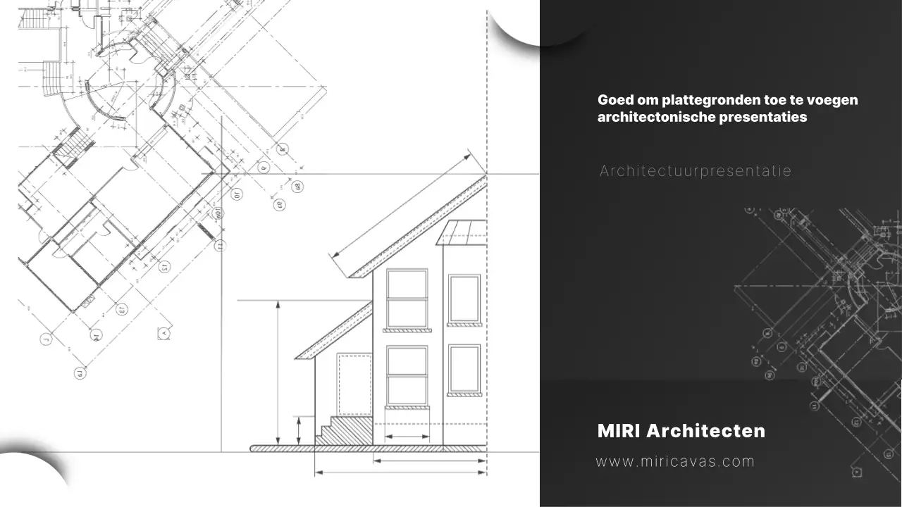 Eenvoudige tekening op schaal in zwart-wit