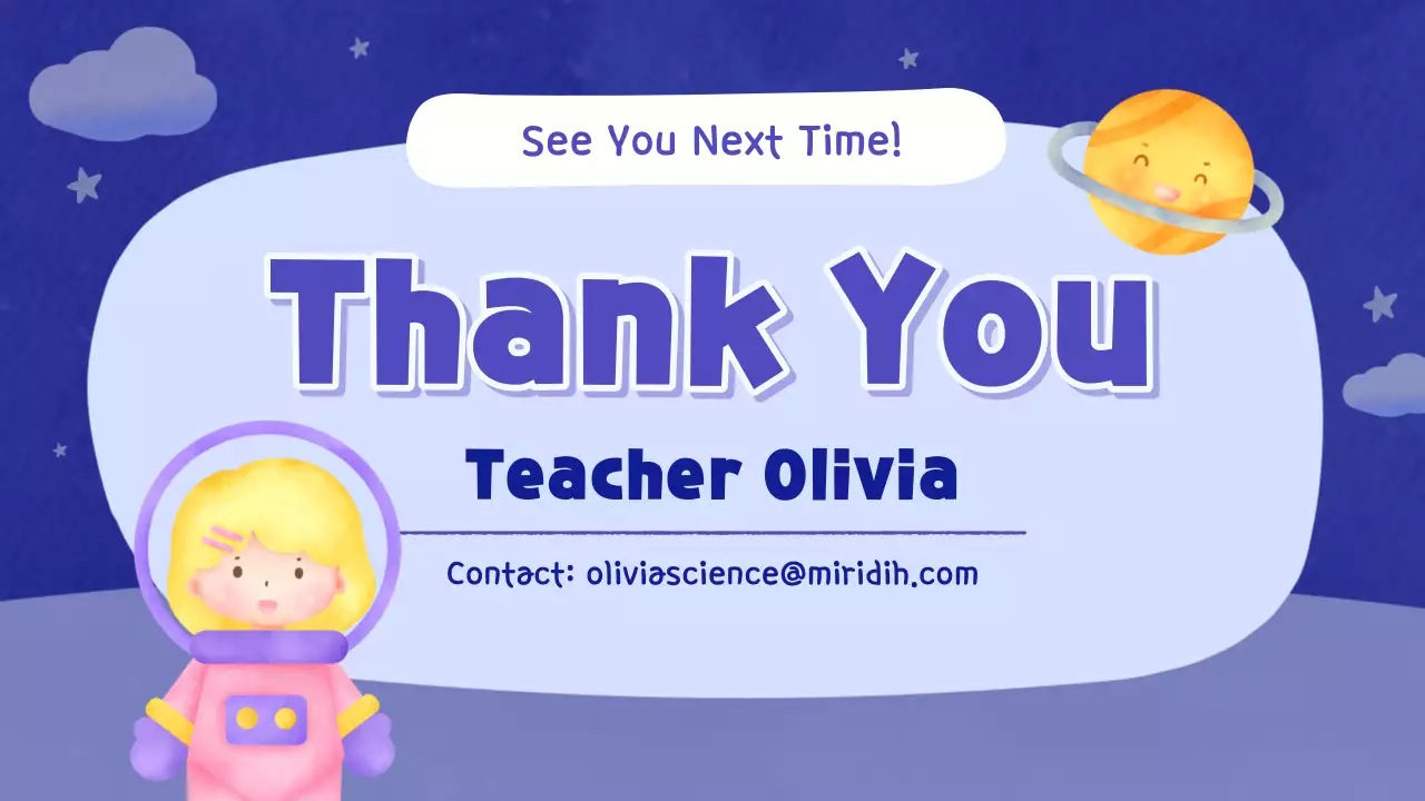 Blue Playful Planets Guide Presentation