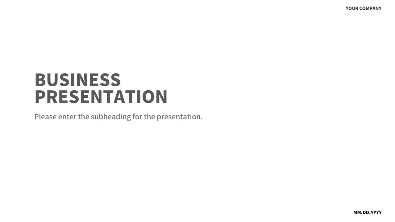 Modern printable reports in black and white