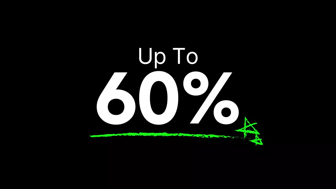 Promoot zwarte, kitscherige typografie