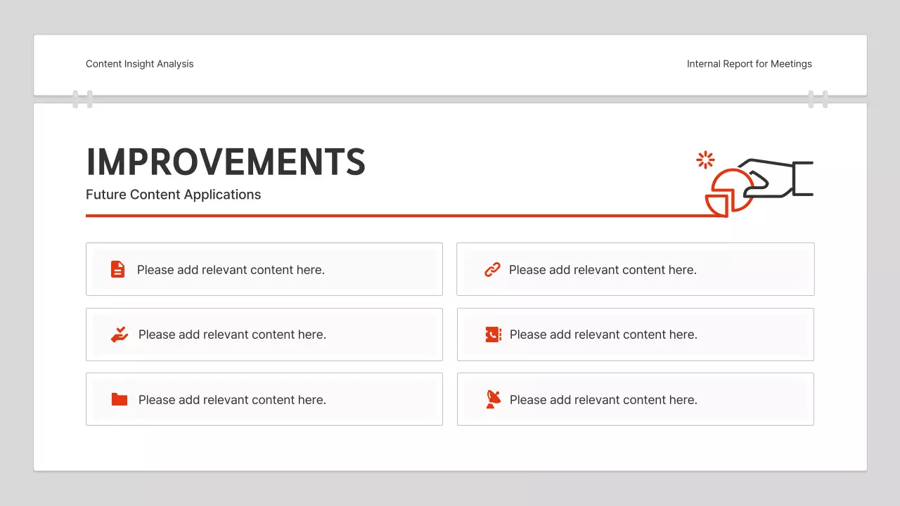 Laporan analisis konten merah dan putih yang sederhana