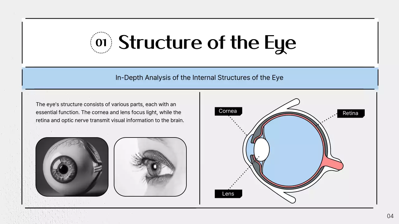 Blue Modern Eye Lecture Presentation