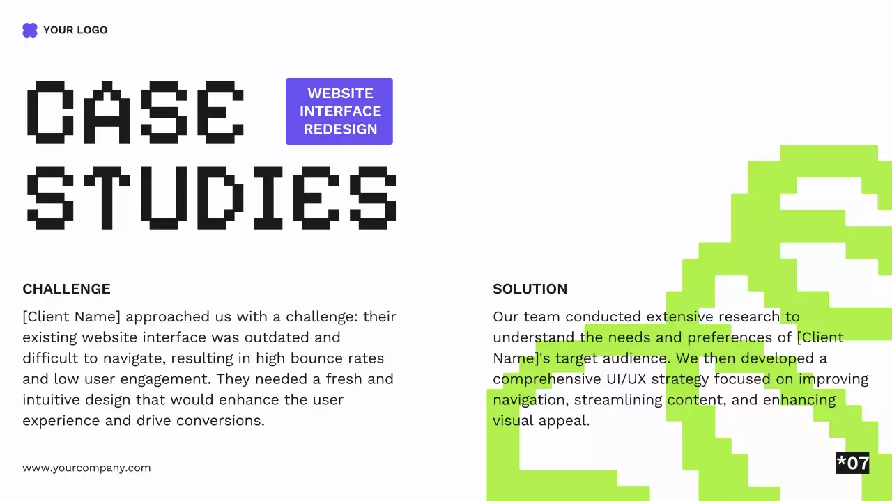 Green Retro Ui Portfolio Presentation