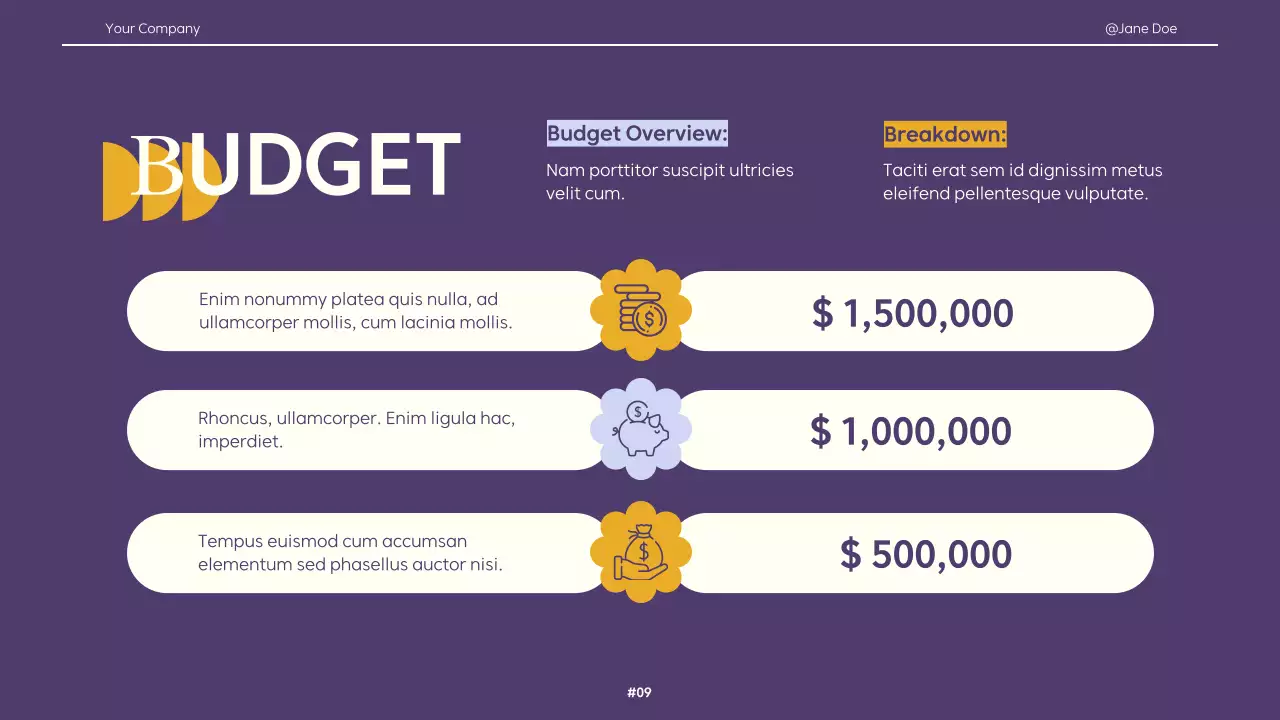 Purple Professional Creative Guide Presentation