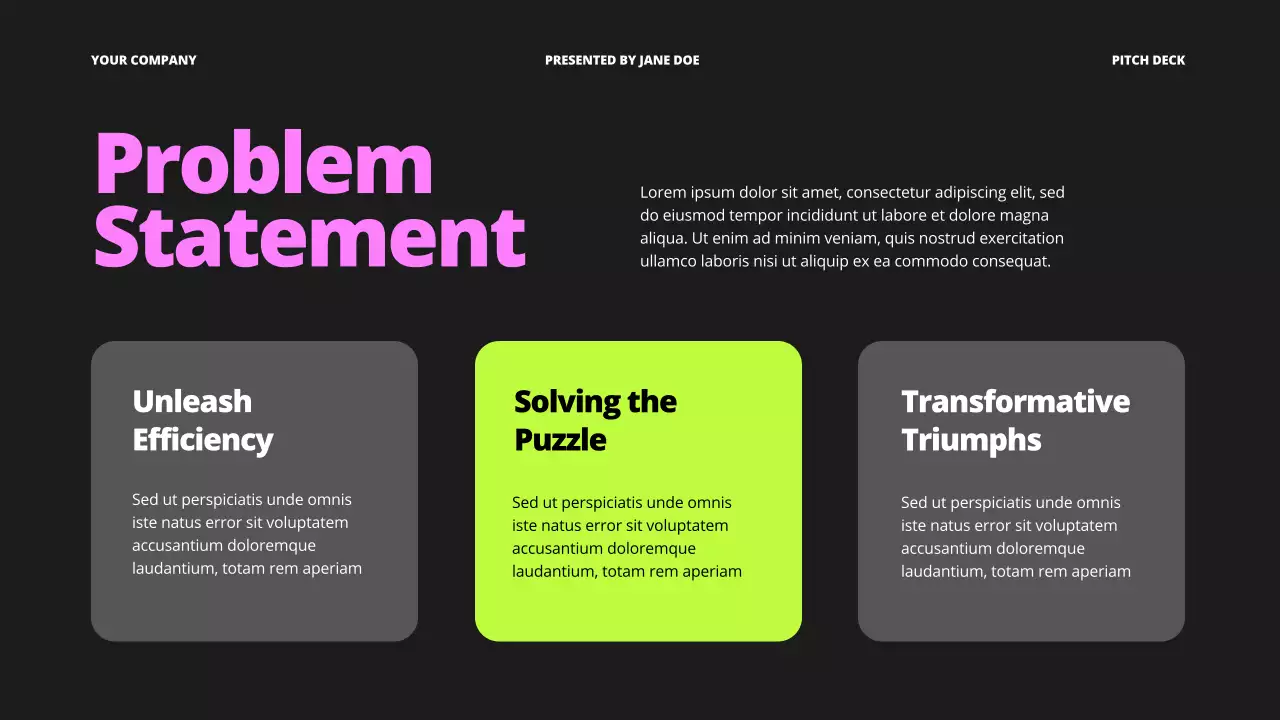 Blue Modern Business Pitch Presentation