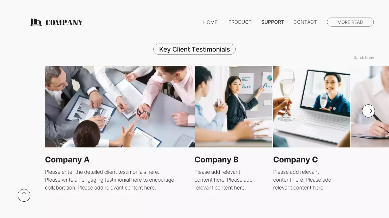 화이트 모던 비즈니스 프로모션 프레젠테이션