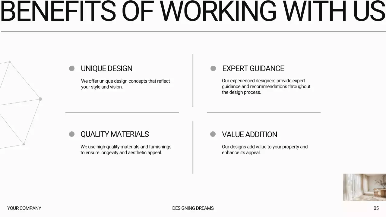 Beige Minimalist Interior Presentation