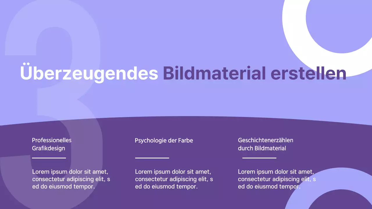 Lila Moderne Unternehmensstrategie Präsentation