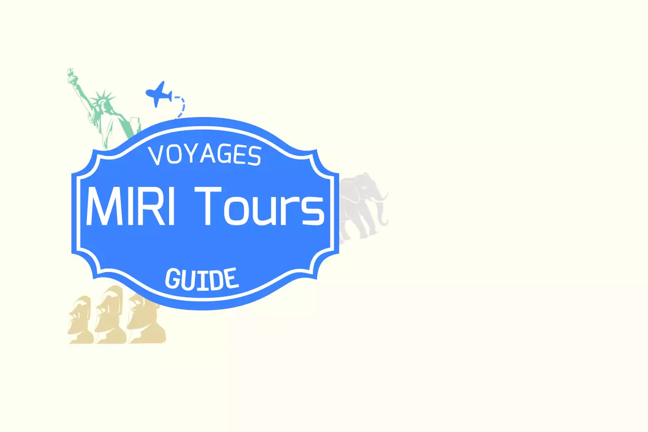 Concept de guide touristique en beige et bleu