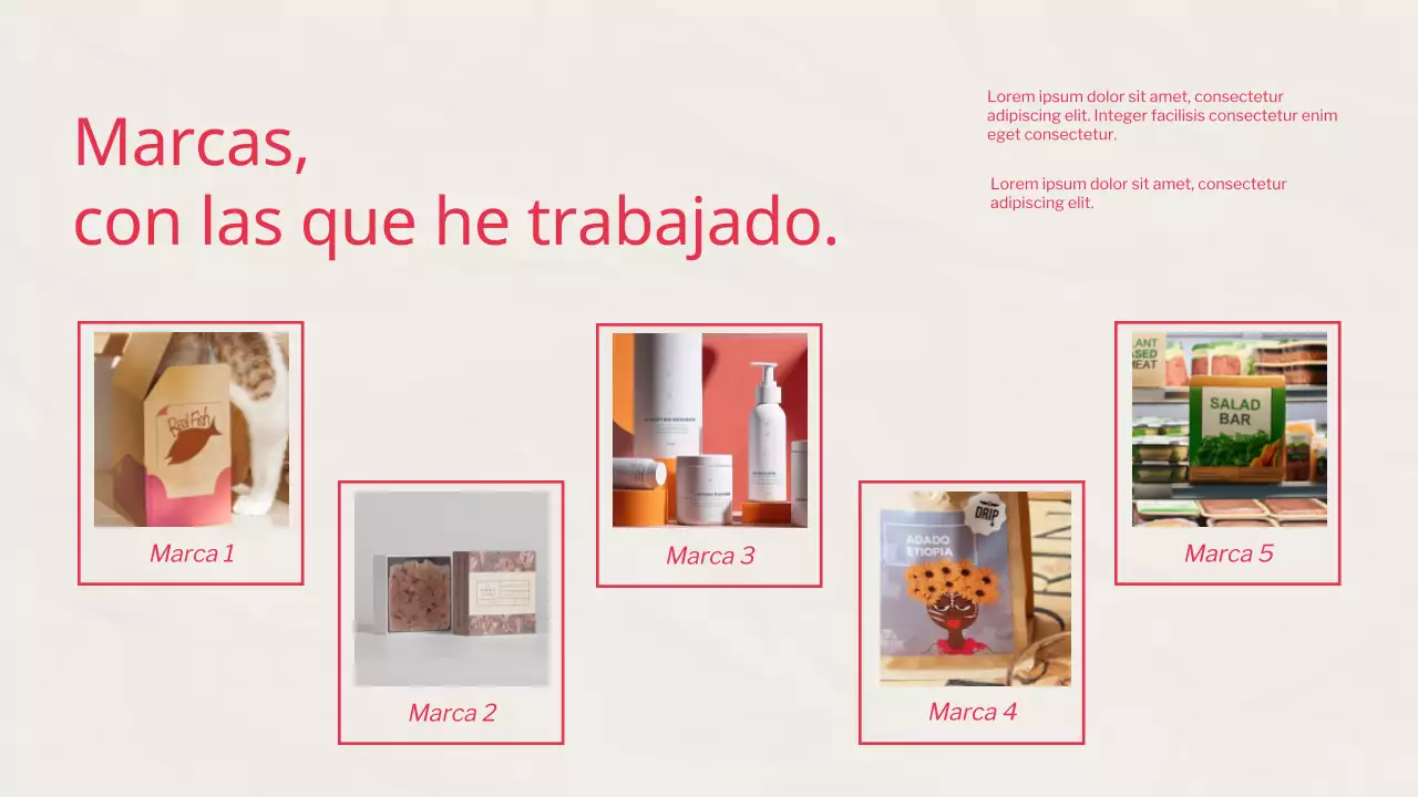 Red trend portafolio diseñador gráfico