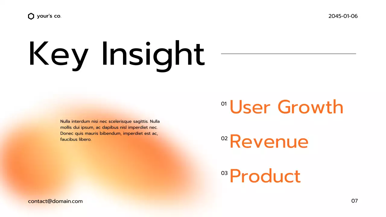 Orange Modern Business Deck Presentation