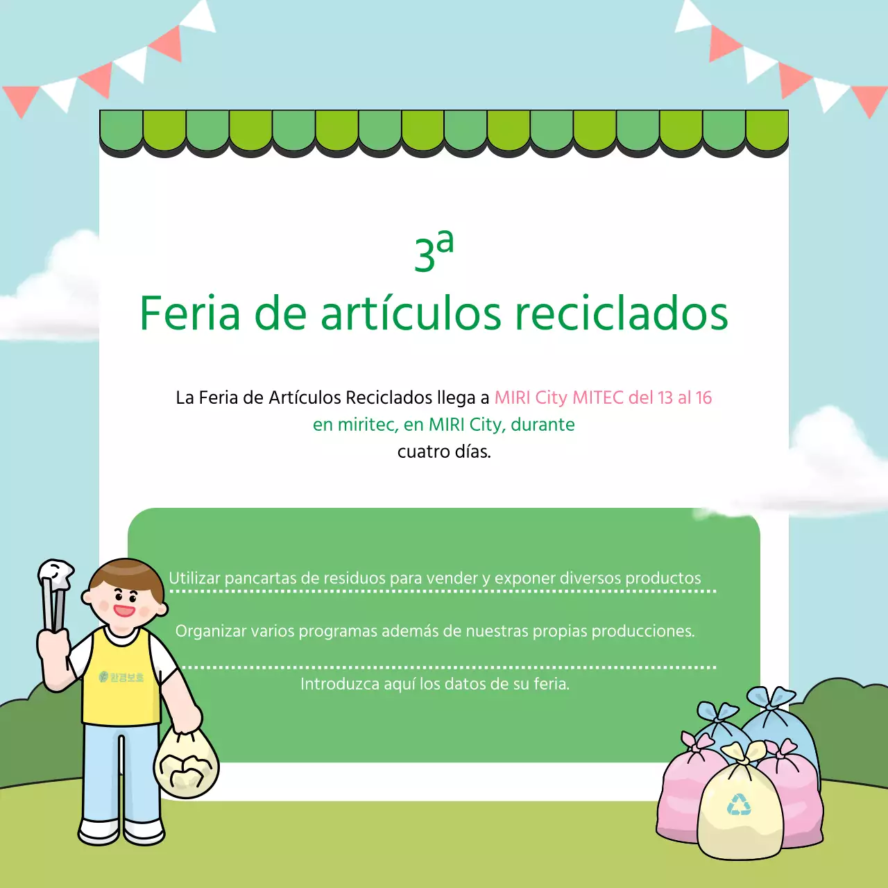 Nuestras noticias medioambientales verdes y celestes del mes